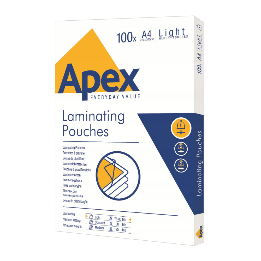 Bolsas de Plastificar A4 216x303mm 75mic 100un
