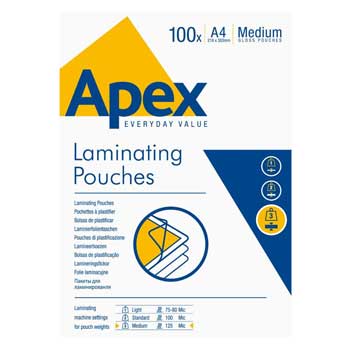 Bolsas de Plastificar A4 216x303mm 125mic 100un