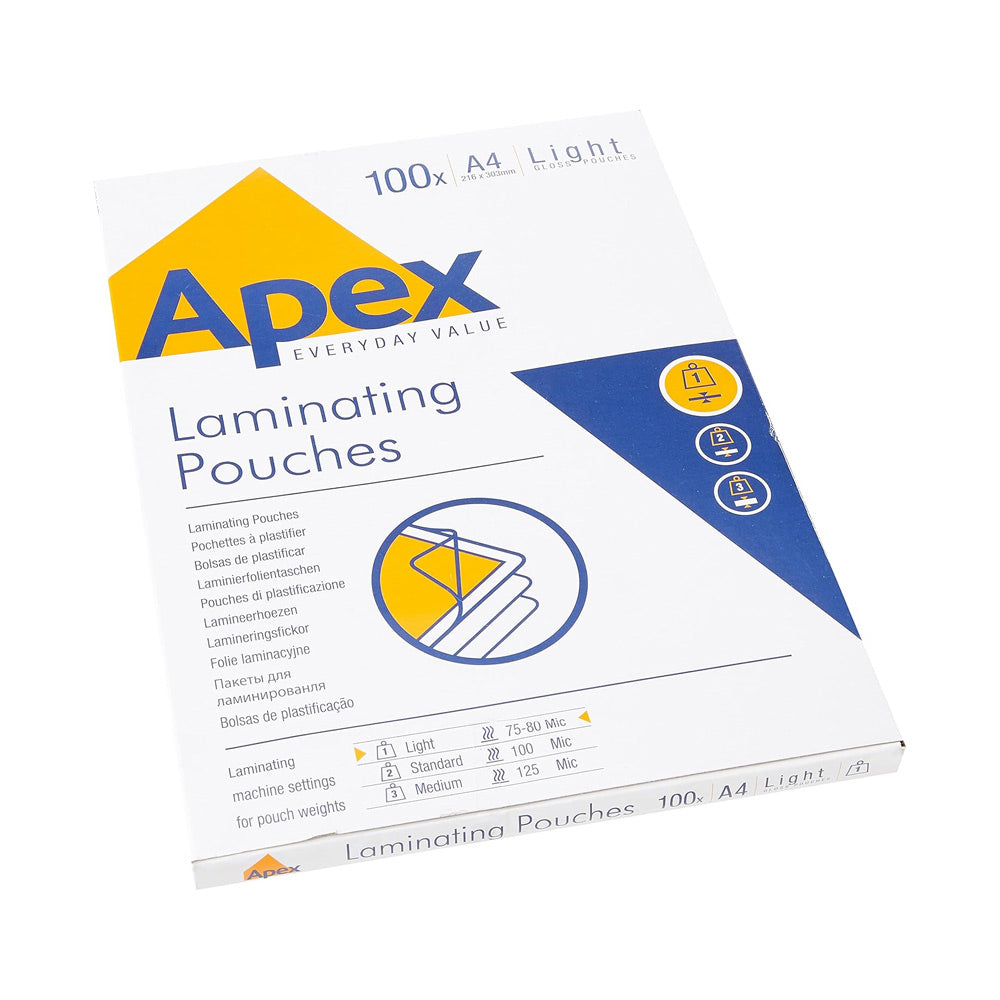 Bolsas de Plastificar A4 216x303mm 80mic 100un