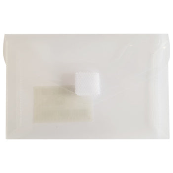 Bolsa Envelope A8 52x74 Fecho Velcro Plástico Transparente