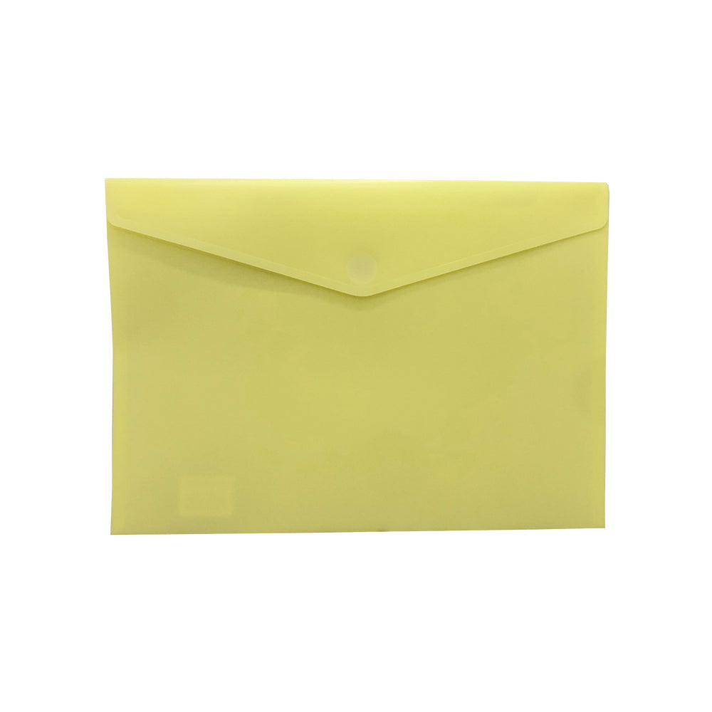 Bolsa Envelope A4 Fecho Velcro Baunilha Mate Pastel