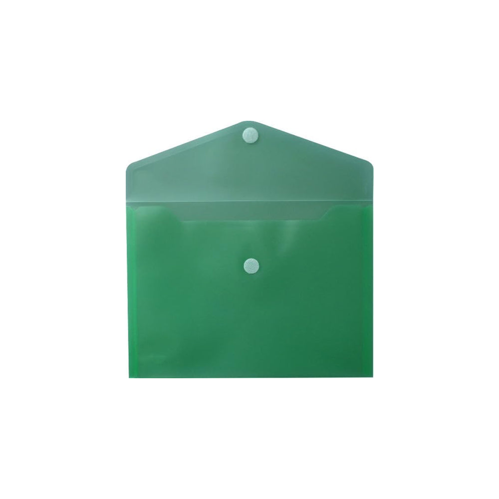 Bolsa 250x180mm A5 Envelope Fecho Velcro Plástico Verde Mate