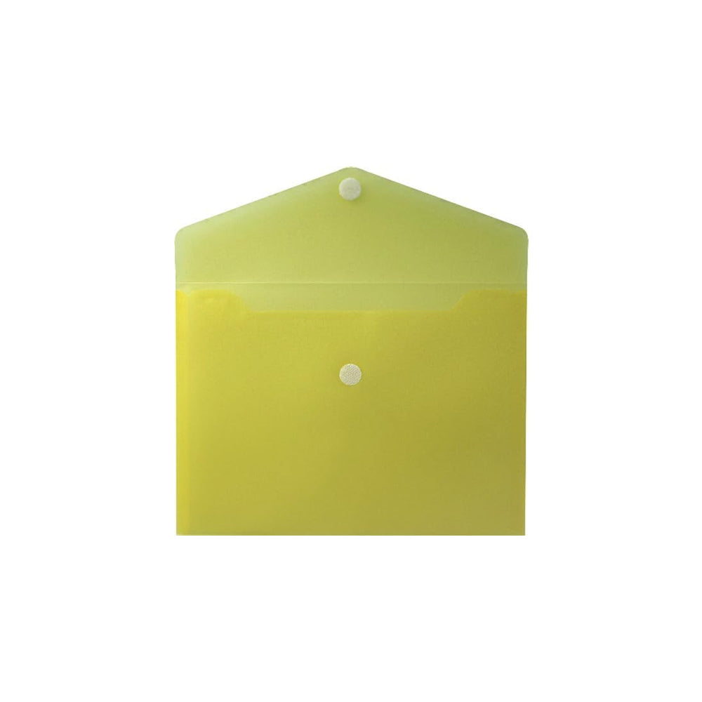 Bolsa 250x180mm A5 Envelope Fecho Velcro Plástico Amarelo