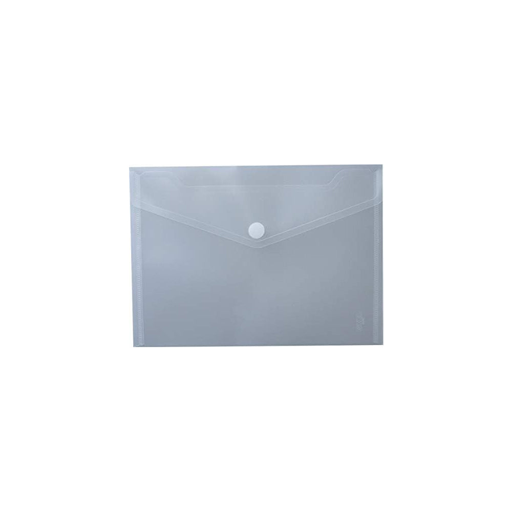 Bolsa Envelope A5 Fecho Velcro Plástico Transparente Mate