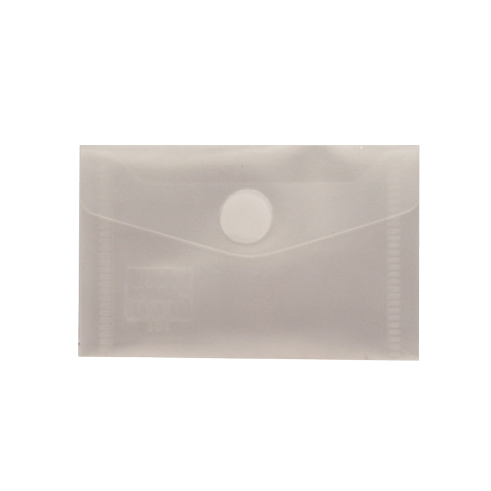Bolsa Envelope 105x65mm Fecho Velcro Plástico Transparente
