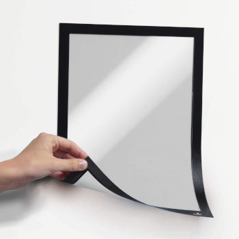 Moldura Magnética A4 Duraframe 4869-01 Preto 5un