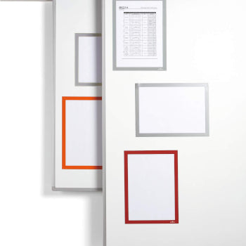 Moldura Magnética A4  Duraframe 4869-09 Laranja 5un