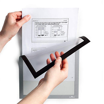 Moldura Magnética A4 Duraframe 4869-23 Prata 5un