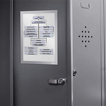 Moldura Magnética A4 Duraframe 4869-23 Prata 5un