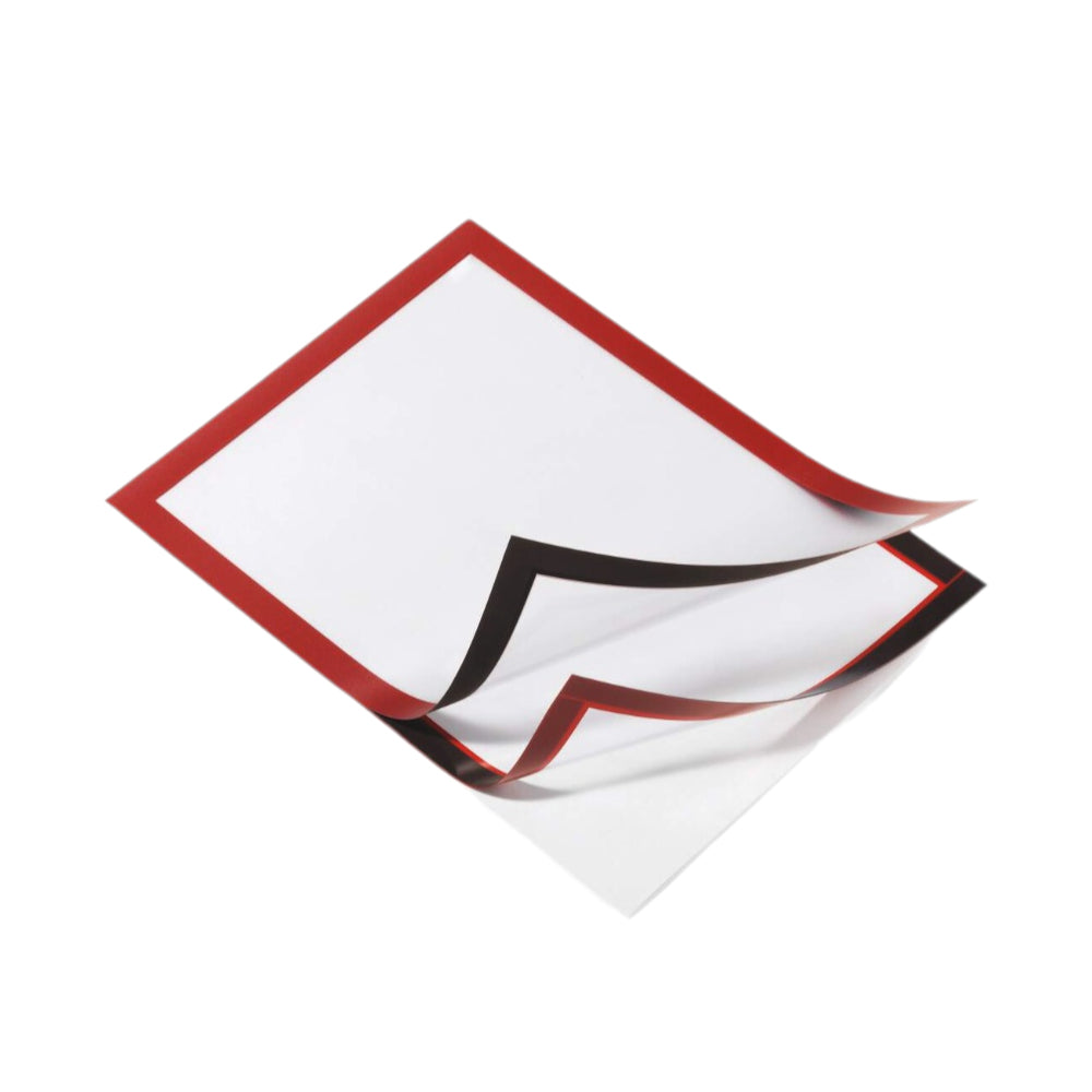 Moldura Adesiva A4 Duraframe 4872-03 Vermelho 2un