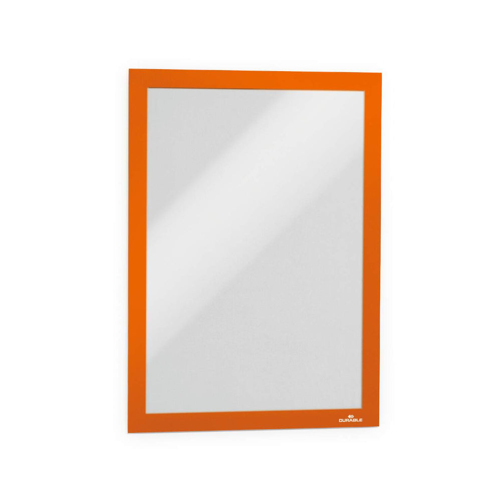 Moldura Adesiva A4 Duraframe 4872-09 Laranja 2un