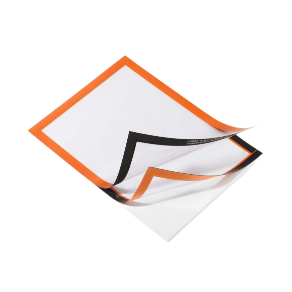 Moldura Adesiva A4 Duraframe 4872-09 Laranja 2un