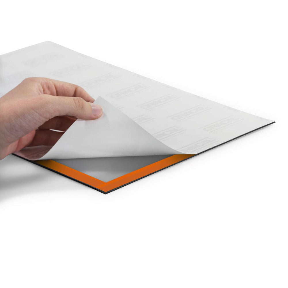 Moldura Adesiva A4 Duraframe 4872-09 Laranja 2un
