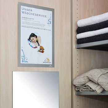 Moldura Adesiva A4 Duraframe 4872-23 Prata 2un