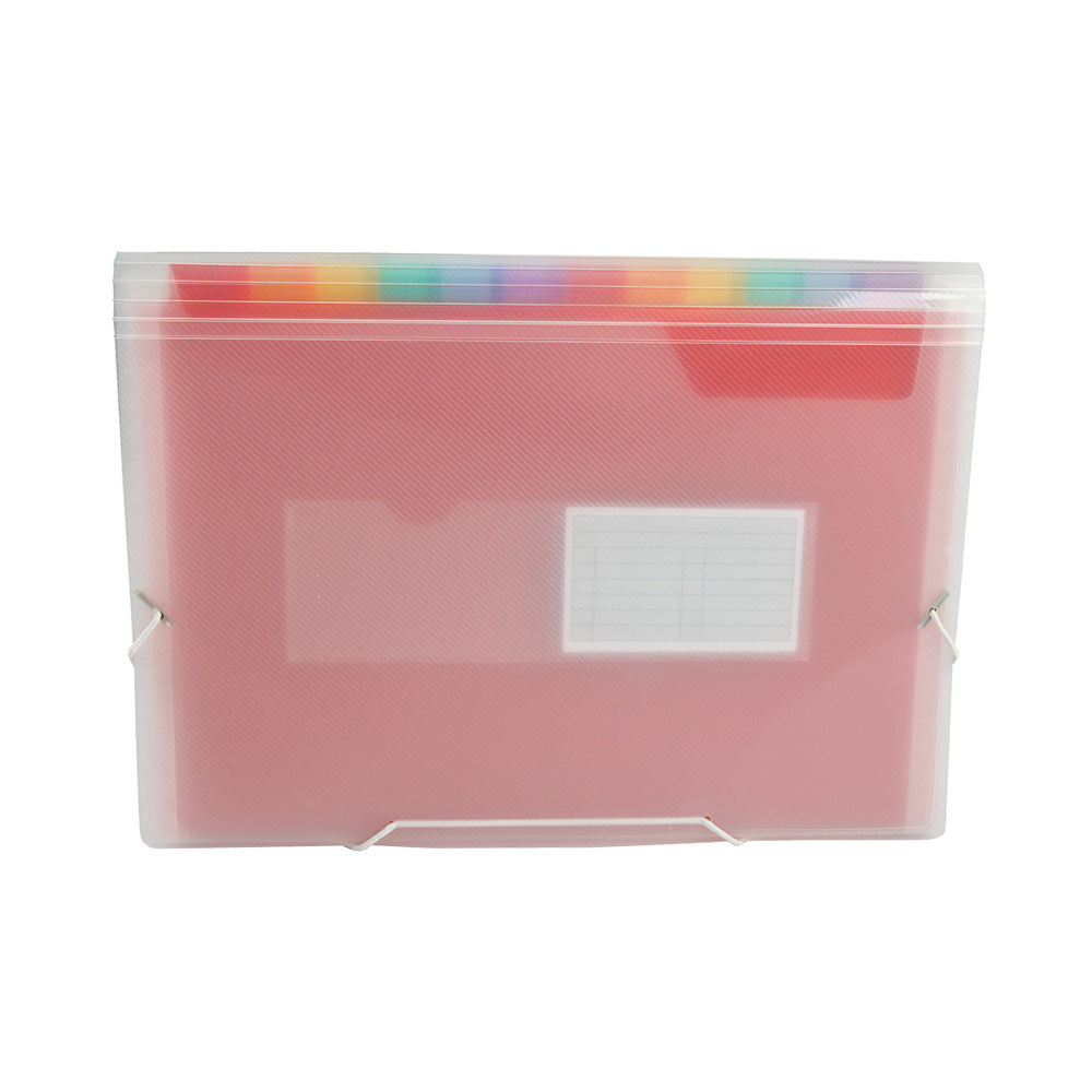 Pasta Classificadora com Fole PP A5 Transparente