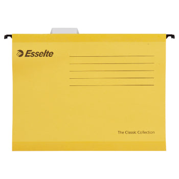 Capa Suspender 345x240mm Din A4  Amarelo 25un