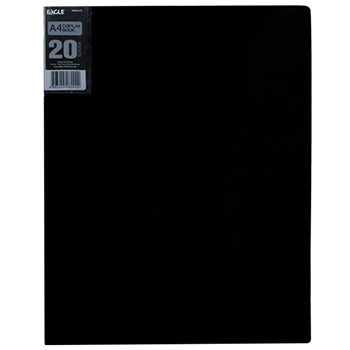 Pasta c/20 Bolsas 40 Páginas Catálogo Eagle Preto