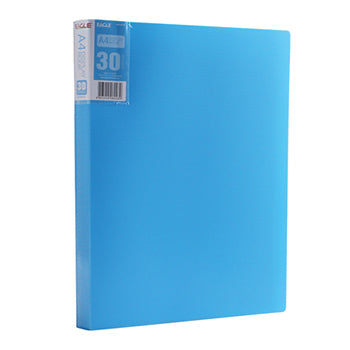 Pasta c/30 Bolsas 60 Páginas Catálogo Eagle A4 Azul