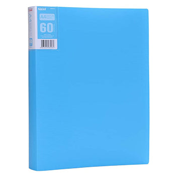 Pasta c/60 Bolsas 120 Páginas Catálogo Eagle Azul
