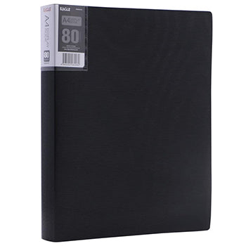Pasta c/80 Bolsas 160 Páginas Catálogo Eagle Preto