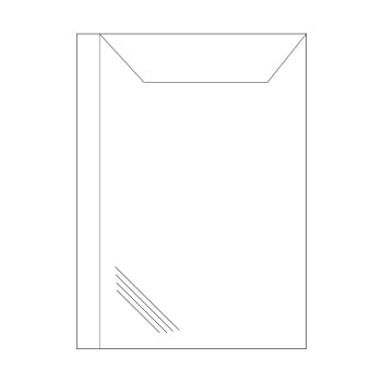 Bolsa 190x229mm para Projeto com Vitrine PVC