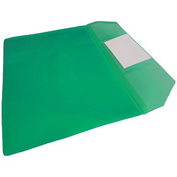 Bolsa 165x225mm A5 Envelope PVC Visor Verde 10un