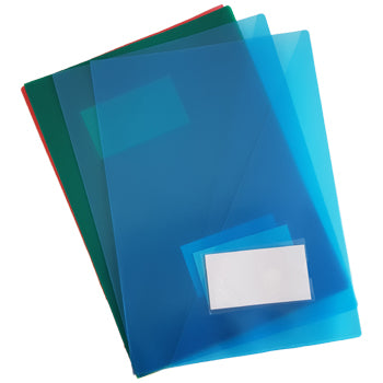 Classificador A4 Bolsa Interior Visor Etiqueta Sortido 10un