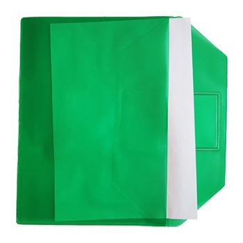Bolsa 300x310mm A4 Envelope PVC Visor Transparente Verde