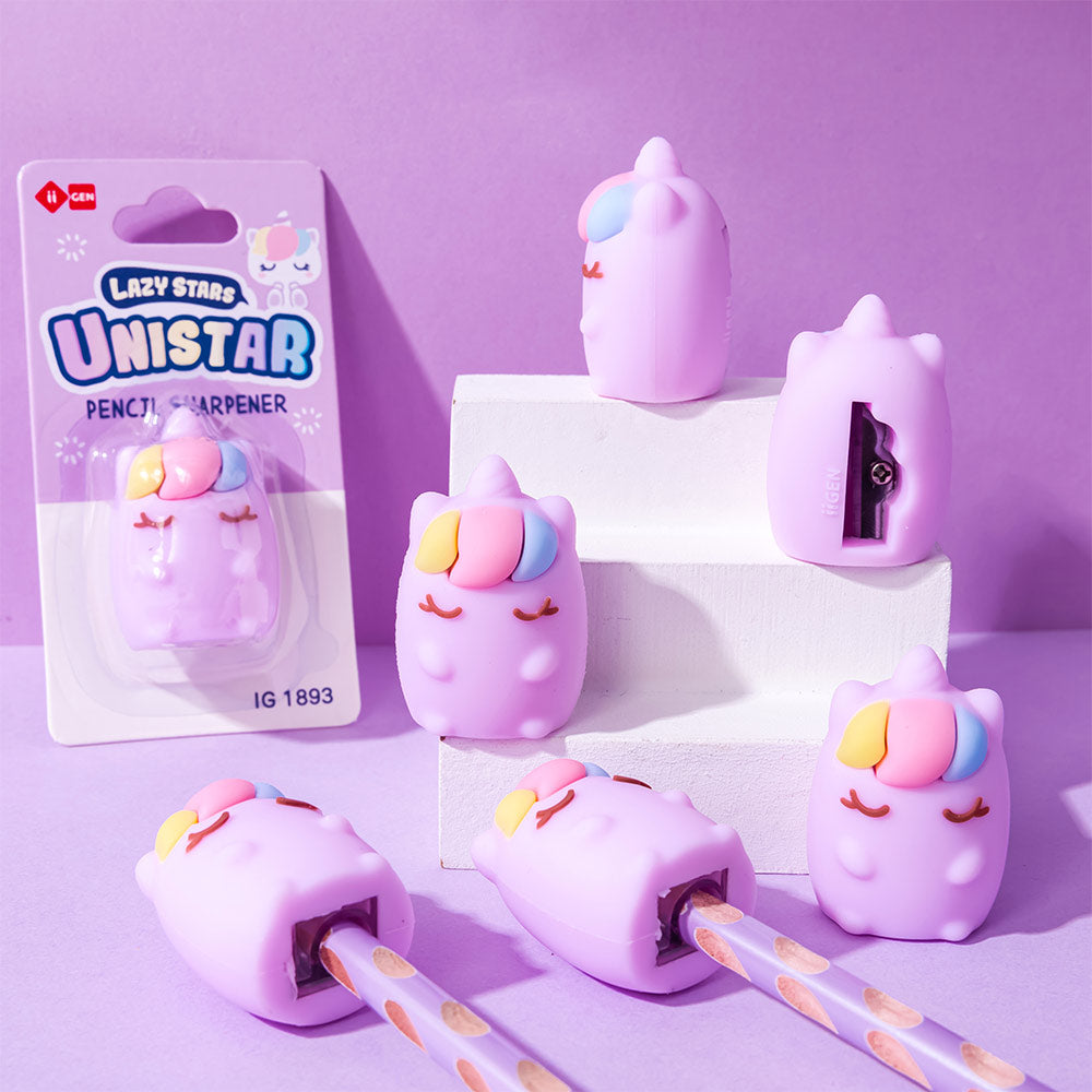 Afia Lápis 1 Boca Lazy Stars Unicórnio 1un