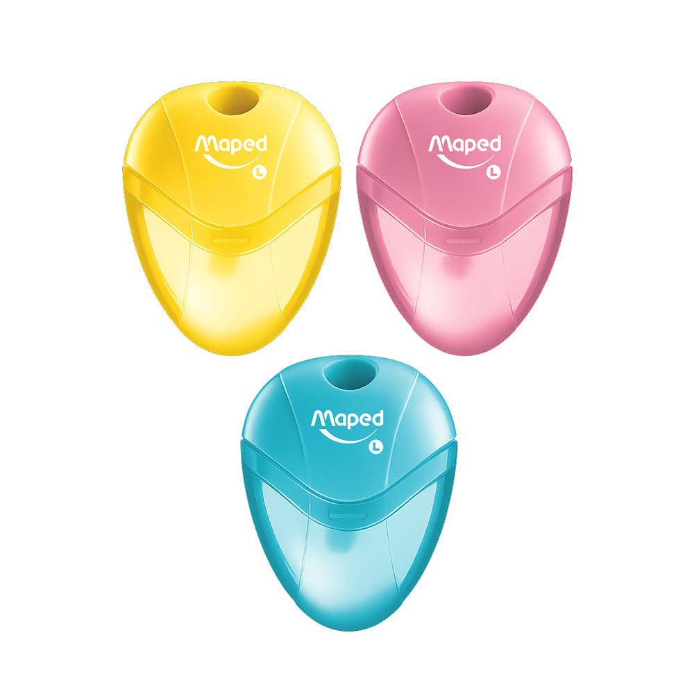 Afia Lápis 1 Boca Plástico Maped Esquerdinos Sortido 1un