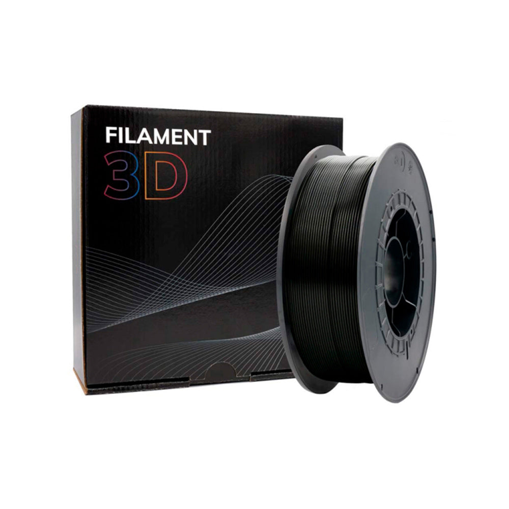 Filamento Universal PLA 1.75mm 1Kg Preto