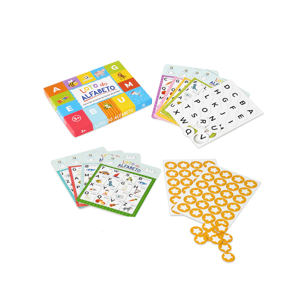 Jogo Loto do Alfabeto Ambarscience