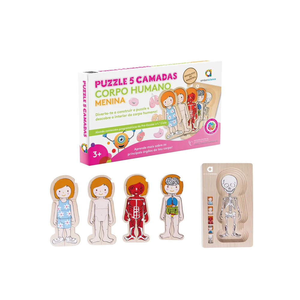 Puzzle Corpo Humano Menina Ambarscience Madeira