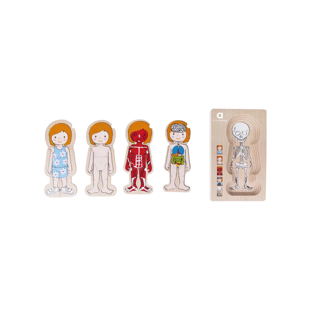 Puzzle Corpo Humano Menina Ambarscience Madeira