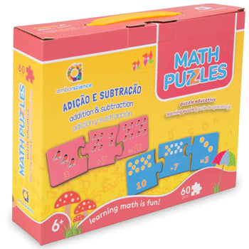 Puzzle Match it! Adição- Subtração Ambarscience