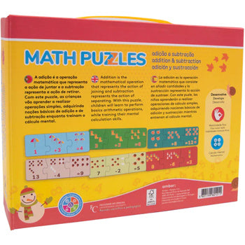 Puzzle Match it! Adição- Subtração Ambarscience