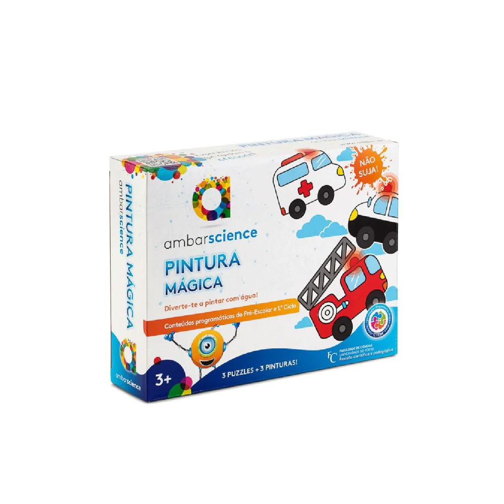 Pintura Mágica Veículos de Emergência Ambarscience