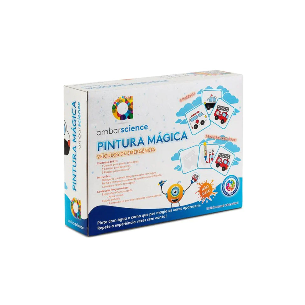 Pintura Mágica Veículos de Emergência Ambarscience
