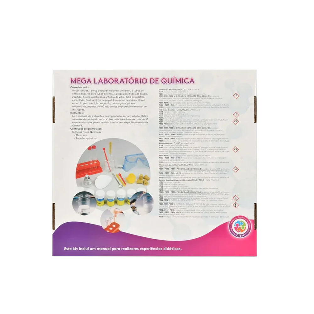 Kit Mega Laboratório de Química Ambarscience