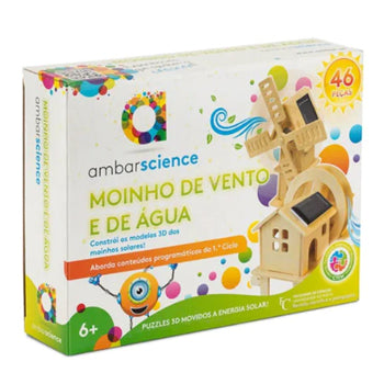 Puzzle 3D Moinho de Vento e Água Ambarscience