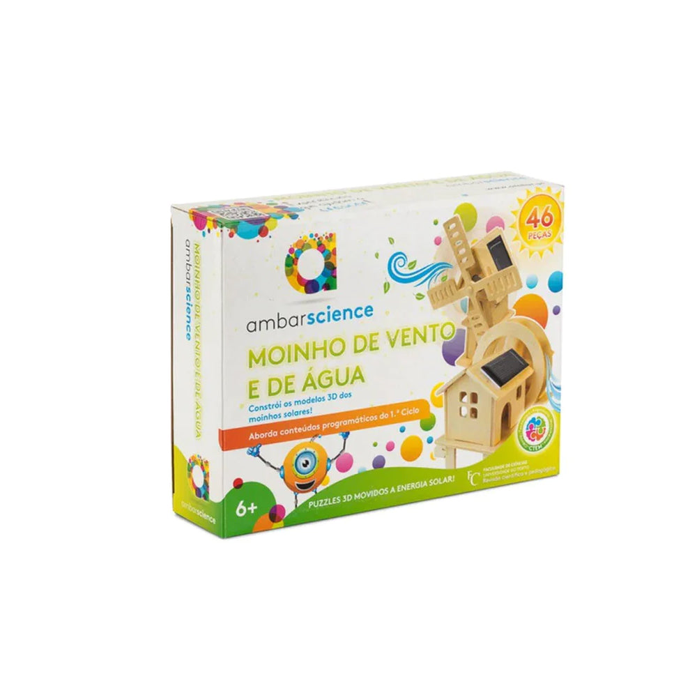 Puzzle 3D Moinho de Vento e Água Ambarscience