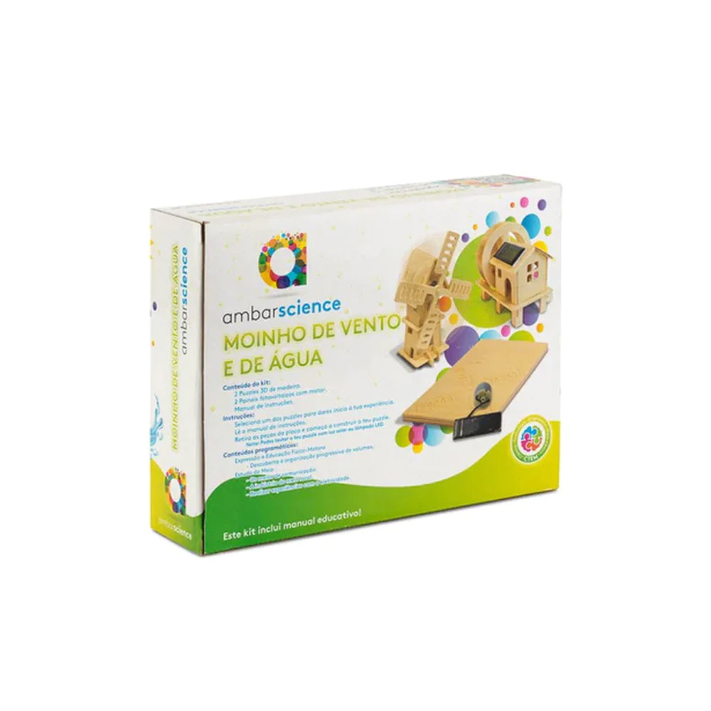 Puzzle 3D Moinho de Vento e Água Ambarscience