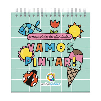 O Meu Bloco de Atividades Ambarscience Vamos Pintar