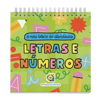 O Meu Bloco de Atividades Ambarscience Letras e Números