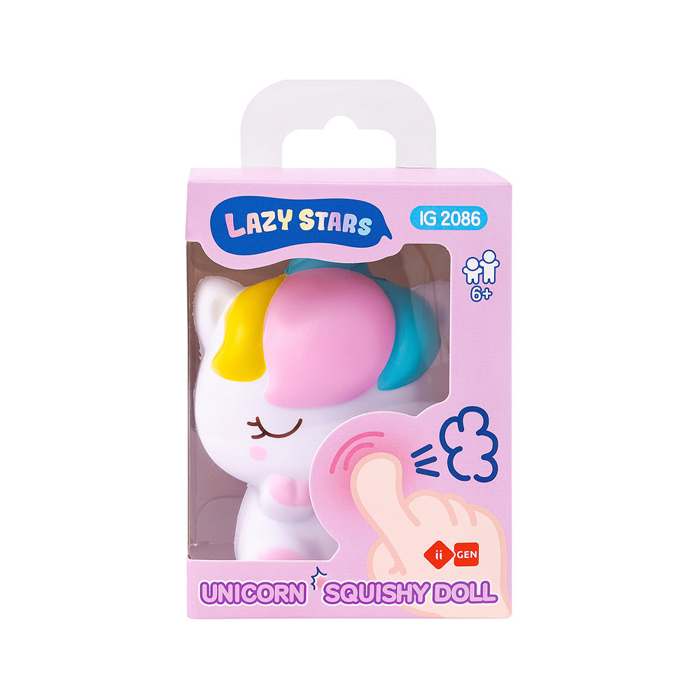 Boneco Squishy Lazy Stars Unicórnio 1un