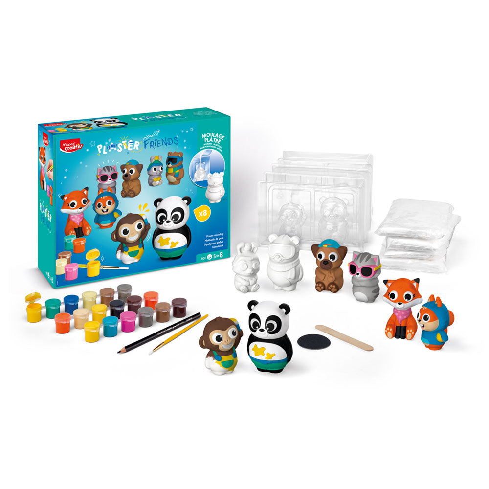 Kit Gesso Figuras Maxi Friends