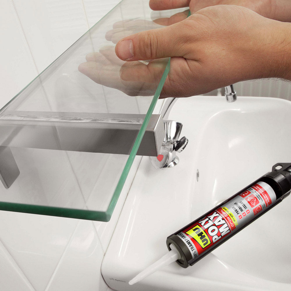 Cola e Veda Poly Max Cristal Express Transparente UHU 300g