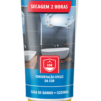 Super Silicone Casa de Banho Transparente UHU 150ml
