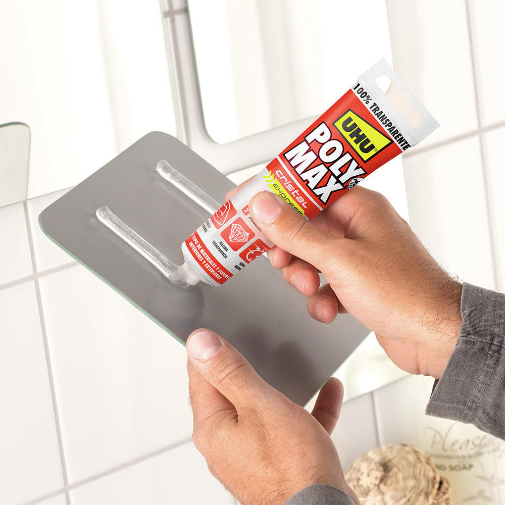 Cola e Veda Poly Max Cristal Express Tubo UHU 115g