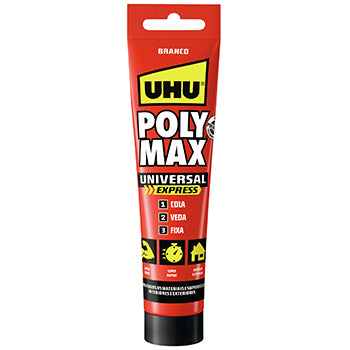 Cola e Veda Poly Max Express Tubo UHU 165g